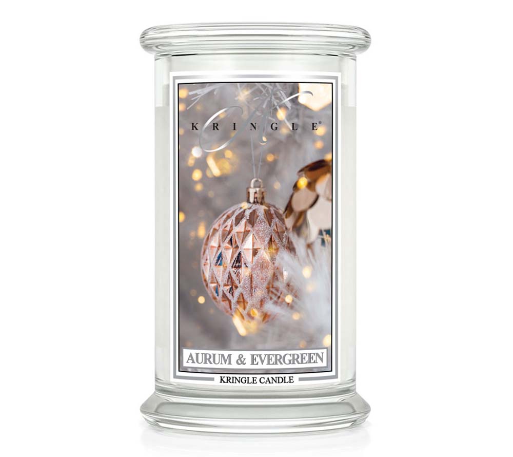 Aurum & Evergreen Kringle Candle Large Duftkerze von American Heritage