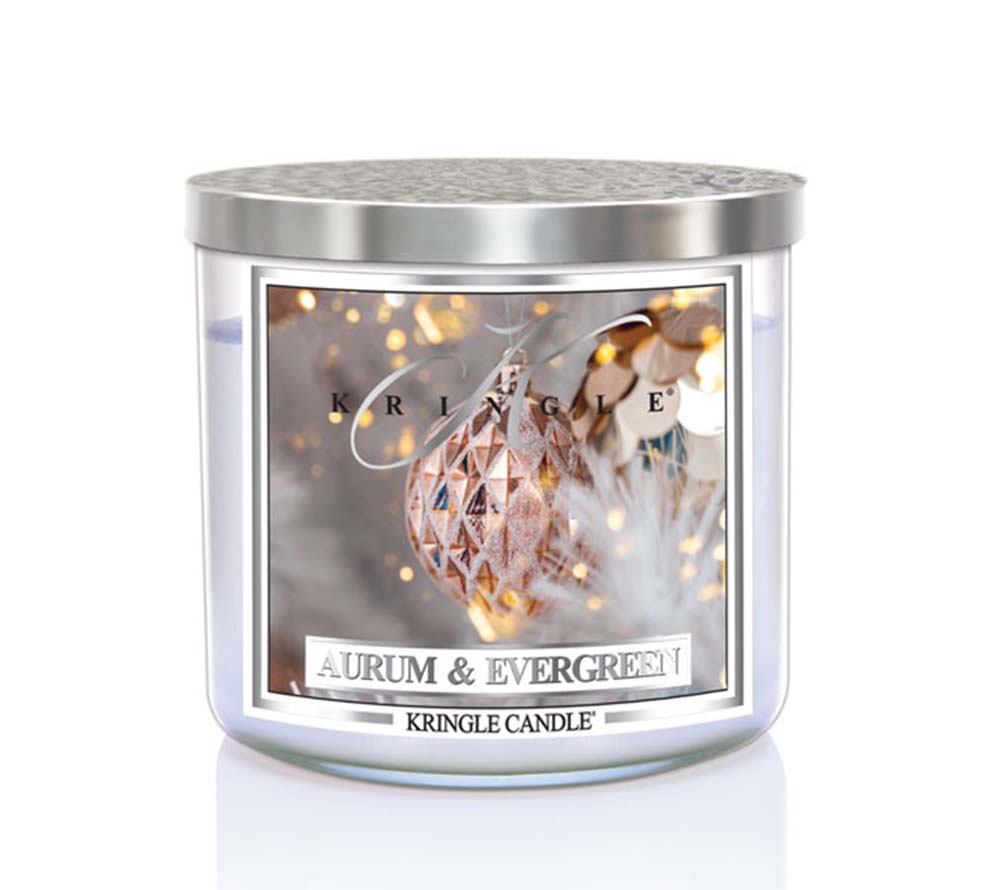 Aurum & Evergreen Sojakerze Kringle Candle von American Heritage