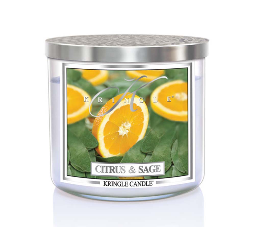 Duftkerze Citrus and Sage ♥ Frischer Zitrus-Duft ♥ Für den Sommer ♥ Sorgt für eine gemütliche Atmosphäre ♥ Importiert aus den USA » Jetzt schnuppern! 