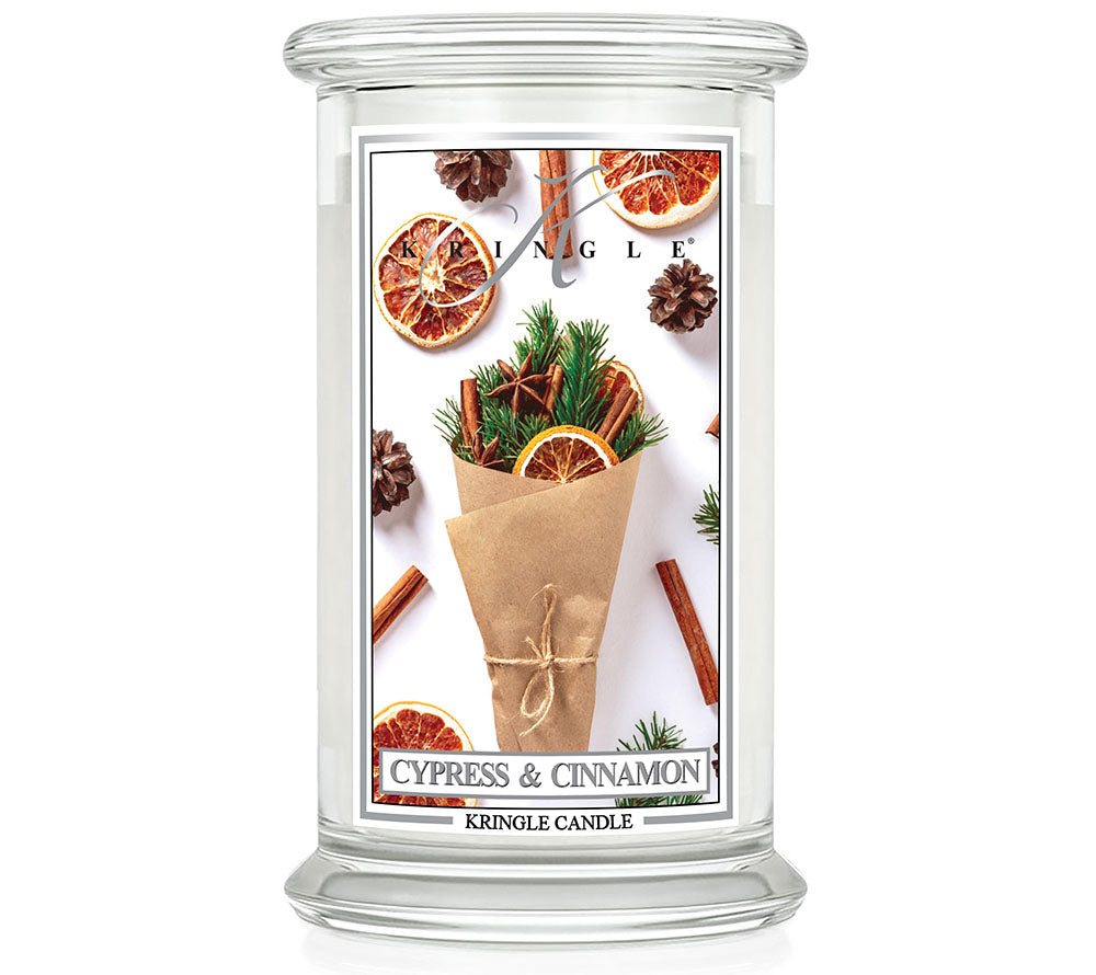 Cypress & Cinnamon kaufen ✚ Kringle Candle ✚ Große Auswahl ✚ Made in USA ✚ Weltweiter Versand