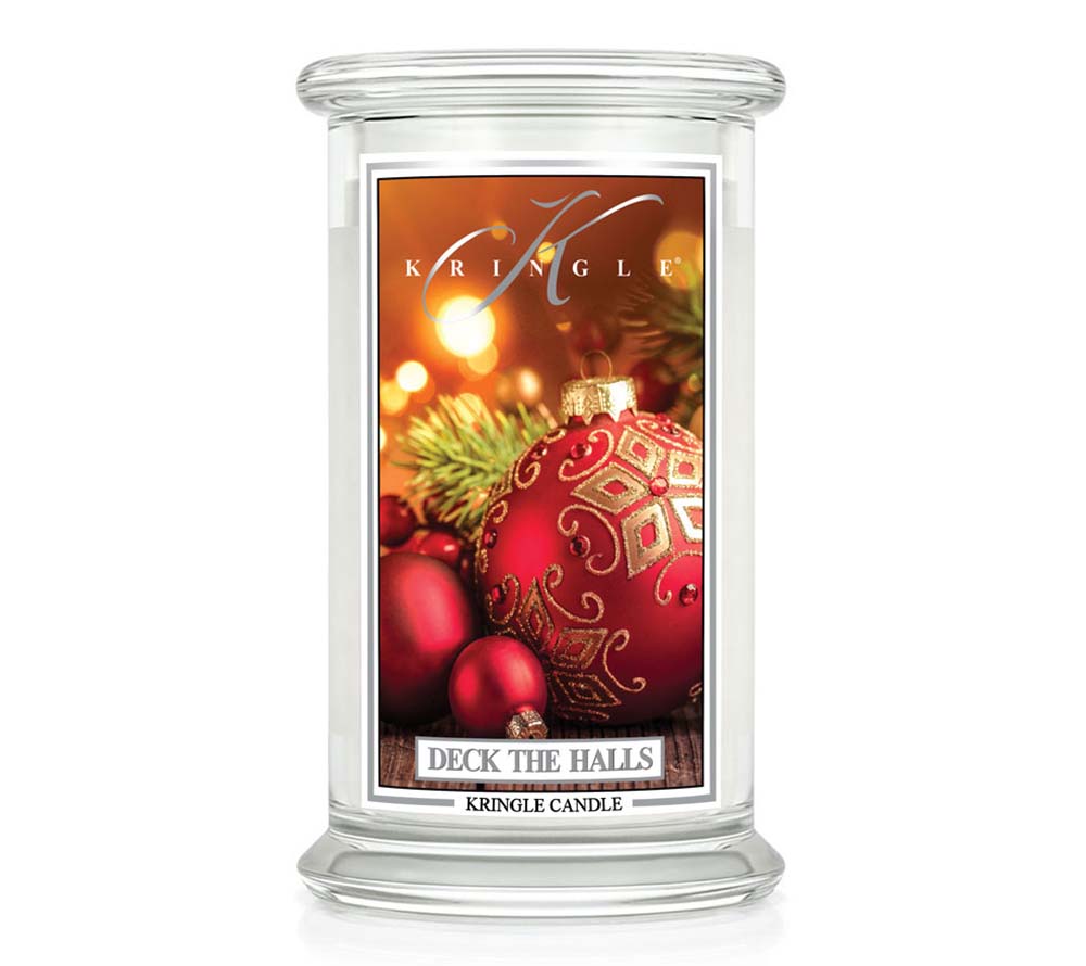Deck The Halls Kringle Candle Large Duftkerze von American Heritage