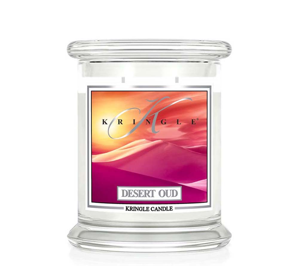 Mit der Duftkerze Desert Oud von Kringle Candle erleben Sie den Zauber von Tausend und einer Nacht direkt in Ihrem Zuhause.
