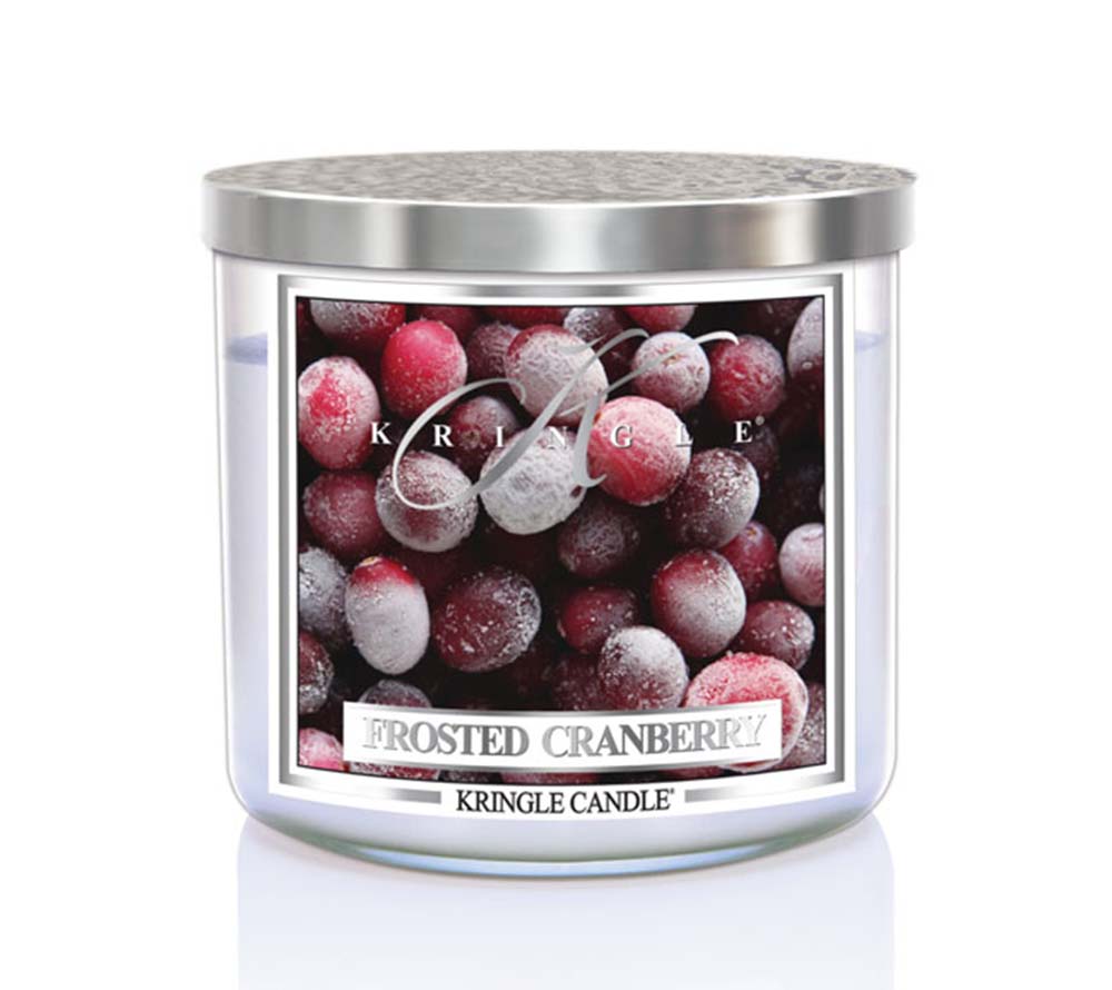 Duftkerze Frosted Cranberry ♥ Fruchtiger Duft ♥ Für den Herbst ♥ Sorgt für eine warme Atmosphäre ♥ Importiert aus den USA » Jetzt schnuppern! 
