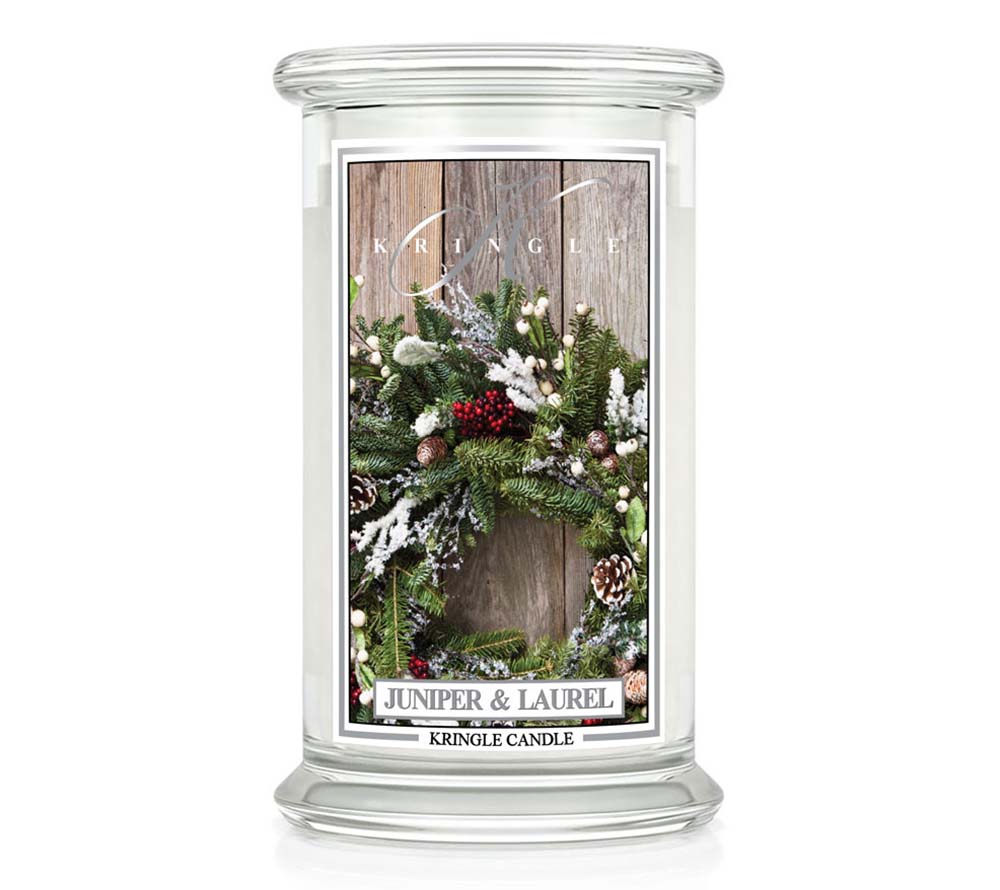 Juniper & Laurel Kringle Candle Large Duftkerze von American Heritage