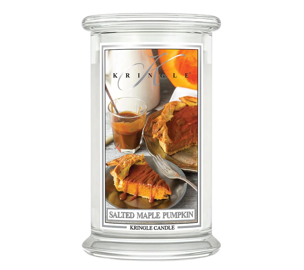 Large Salted Maple Pumpkin (22 oz-Glas, 2-Docht) kaufen - die perfekte Herbstkerze ✚ Große Auswahl, beste Qualität, Made in USA ✚ EU-Versand ✚ Jetzt entdecken!