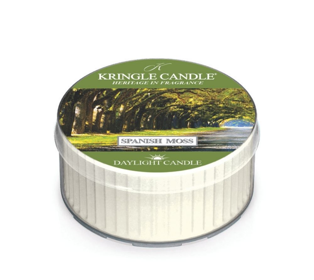 Spanish Moss Duftkerze von Kringle Candle kaufen | florale, holzige & mossige Noten | natürlicher Duft | Europaweiter Versand | Jetzt bestellen!