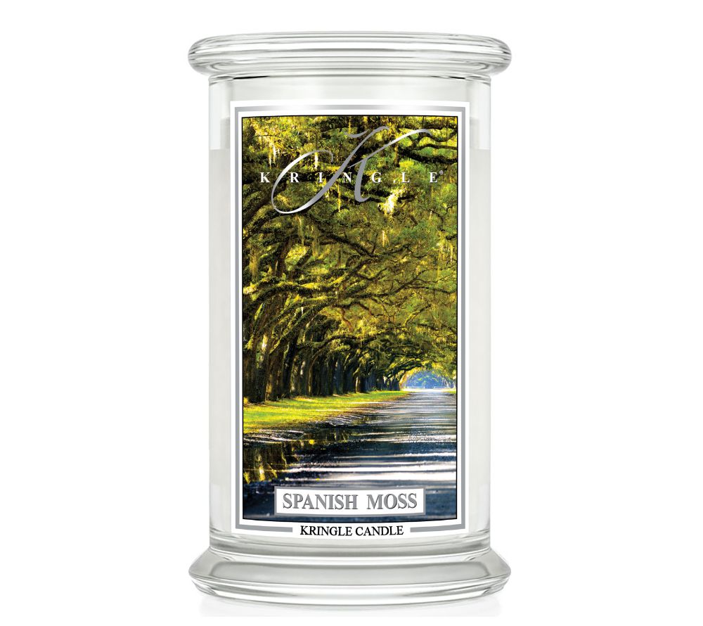 Spanish Moss Duftkerze von Kringle Candle kaufen | florale, holzige & mossige Noten | natürlicher Duft | Europaweiter Versand | Jetzt bestellen!