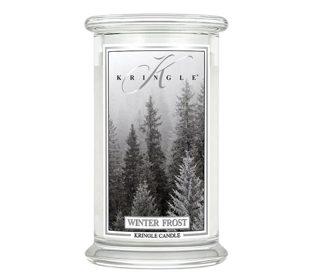Duftkerze Winter Frost von Kringle Candle kaufen ☆ Frische, klare, beruhigende Atmosphäre ☆ perfekt für winterliche Tage ☆ internationaler Versand