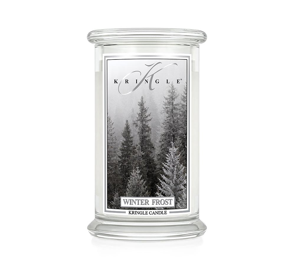 Duftkerze Winter Frost von Kringle Candle kaufen ☆ Frische, klare, beruhigende Atmosphäre ☆ perfekt für winterliche Tage ☆ internationaler Versand