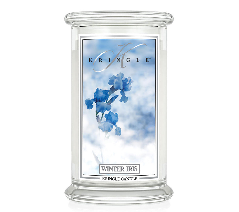 Large Classic Candle Winter Iris (22 oz-Glas, 2-Docht) ✚ Kringle-Duftkerze ✚ Große Auswahl ✚ Made in USA ✚ EU-Versand