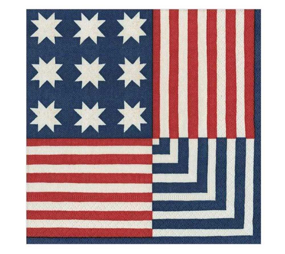 Servietten Vintage Quilt (20 Stück) von American Heritage