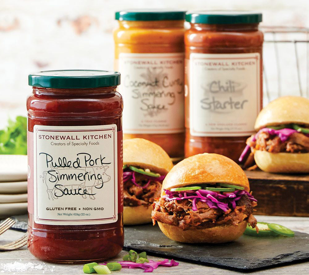 Pulled Pork Simmering Sauce von Stonewall Kitchen ☆ Unvergleichlicher Geschmack  ☆ Importiert aus den USA ☆ Einzigartige Kochsauce » Jetzt probieren! 