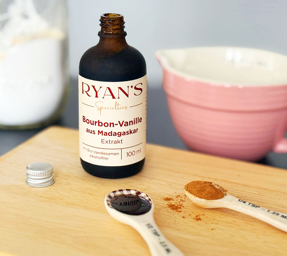
                  
                    Ryan's Bourbon-Vanille Extrakt mit Vanille aus Madagaskar
                  
                