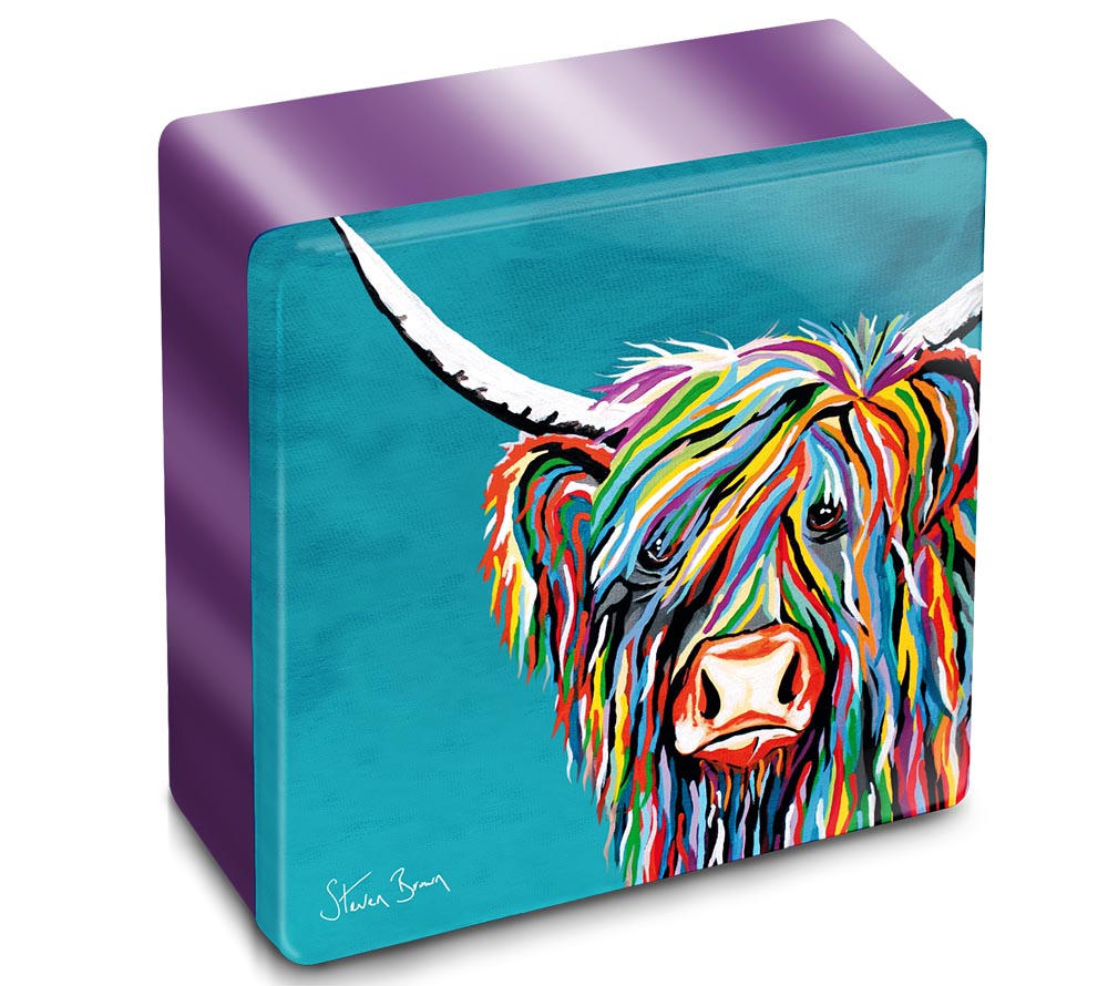 Rainbow Rab McCoo All Butter Shortbread Tin von Dean's - in Metalldose kaufen | Schottisches Buttergebäck | Ideal zu Tee, Kaffee | EU-weiter Versand