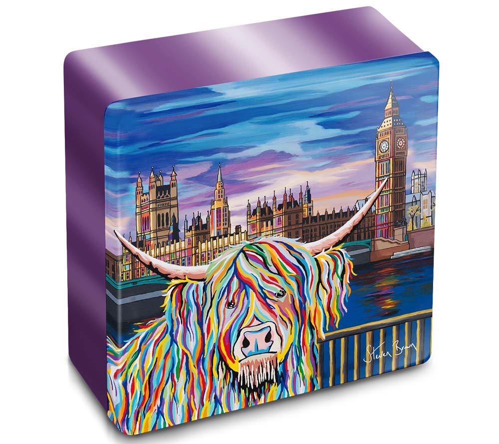 Wee Ben McCoo McCoo All Butter Shortbread Tin von Dean's - in Metalldose kaufen | Schottisches Buttergebäck | Ideal zu Tee, Kaffee | EU-weiter Versand