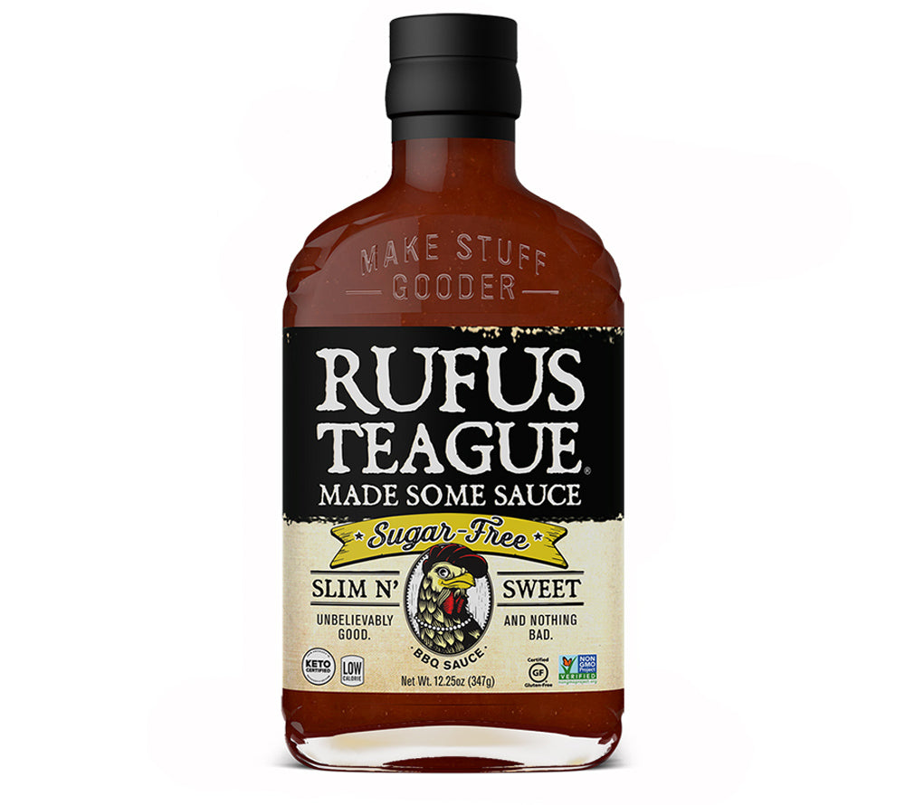 Rufus Teague Slim N´Sweet Sugar-Free BBQ Sauce 12.25oz bei American Heritage