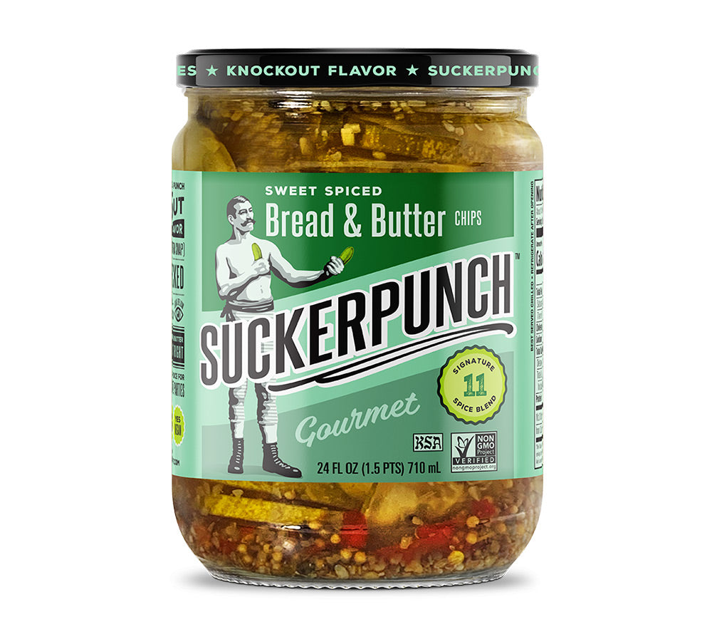 Pickles - Bread & Butter Chips Jar von SuckerPunch ☆ "Brot & Butter" für gute Burger ☆ Darf auf keiner Grillparty fehlen ☆ Jetzt probieren!