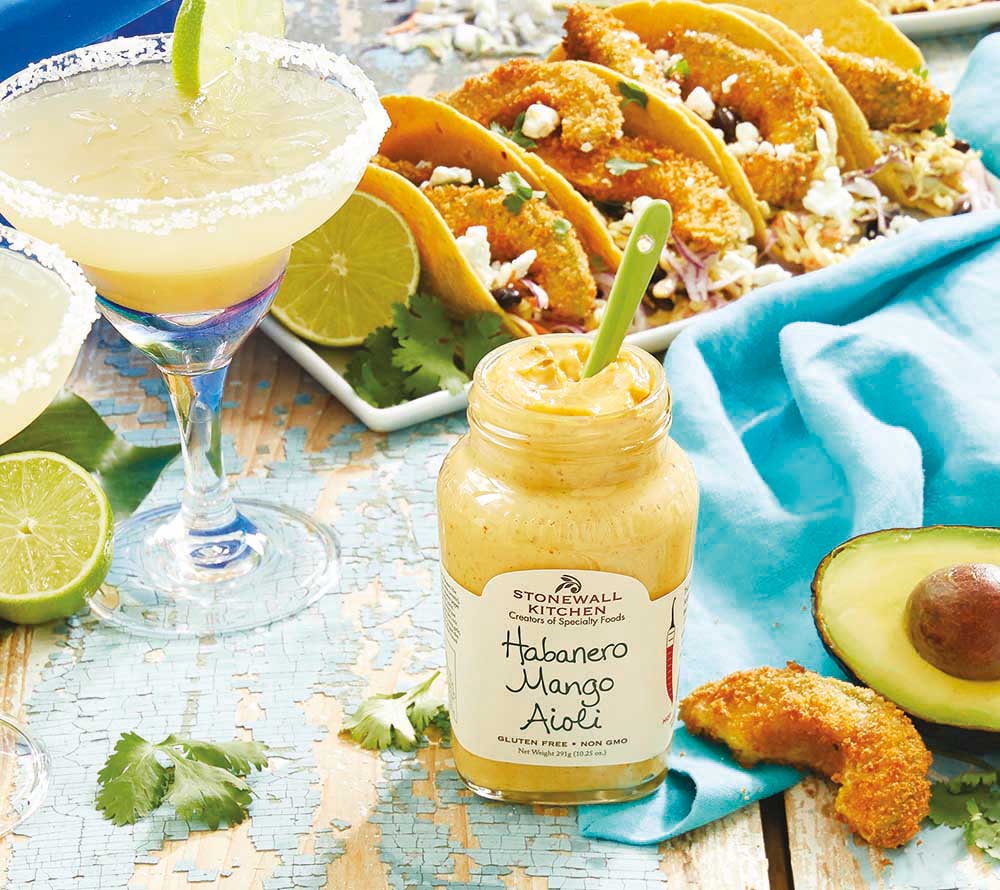 Habanero Mango Aioli von Stonewall Kitchen ☆ aus hochwertigen Zutaten ☆ cremiges Aioli mit fruchtiger Schärfe  ☆ schneller Versand ☆ Jetzt probieren!