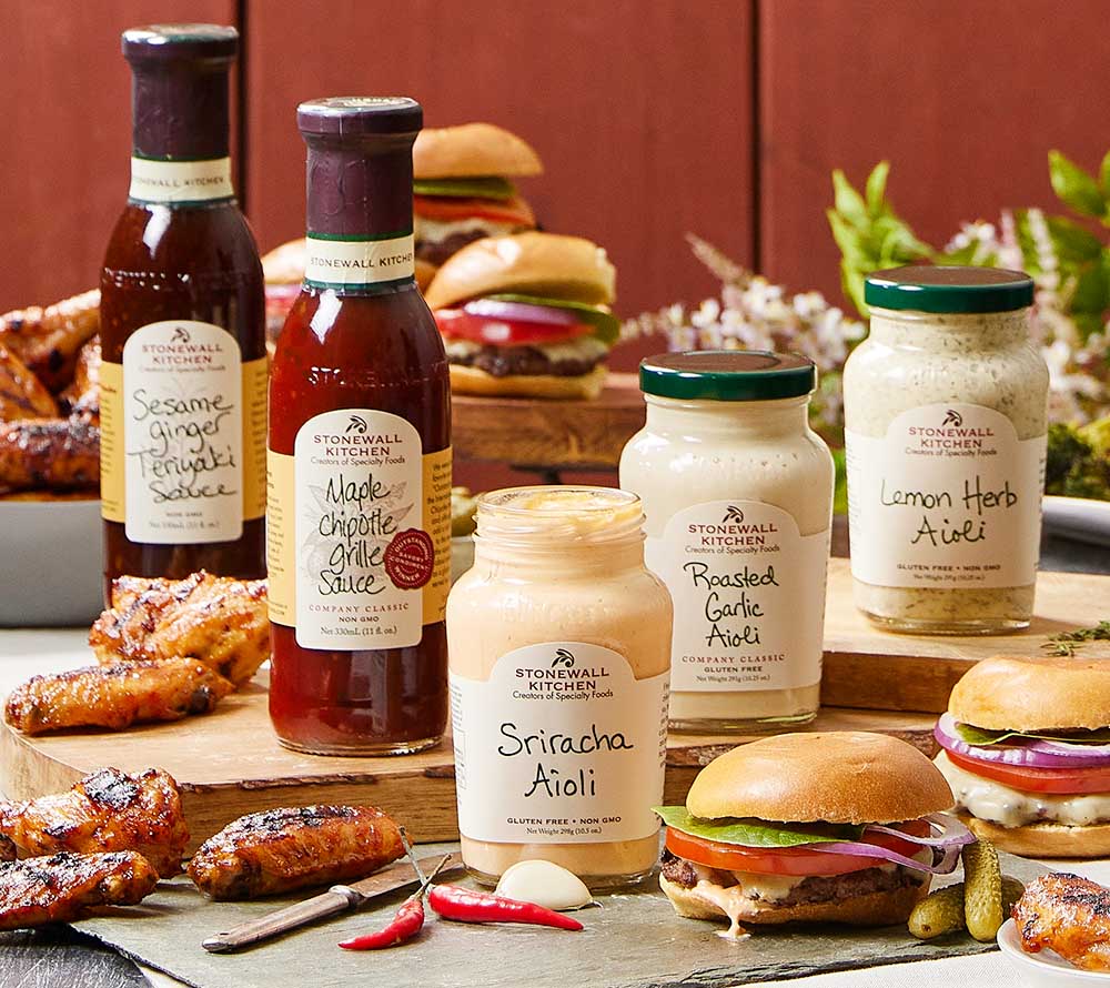 
                  
                    Sriracha Aioli von Stonewall Kitchen kaufen ☆ Für Burger, Fleisch und Sandwiches ☆ Zum Grillen und BBQ  ☆ Jetzt probieren!
                  
                