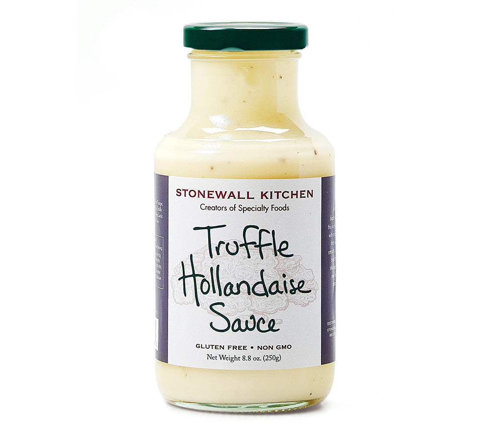 Truffle Hollandaise Sauce von Stonewall Kitchen kaufen ☆ Exquisite Sauce für Steaks, Burger, Lachs und Gemüse ☆ Große Auswahl an Saucen ☆ Jetzt probieren!