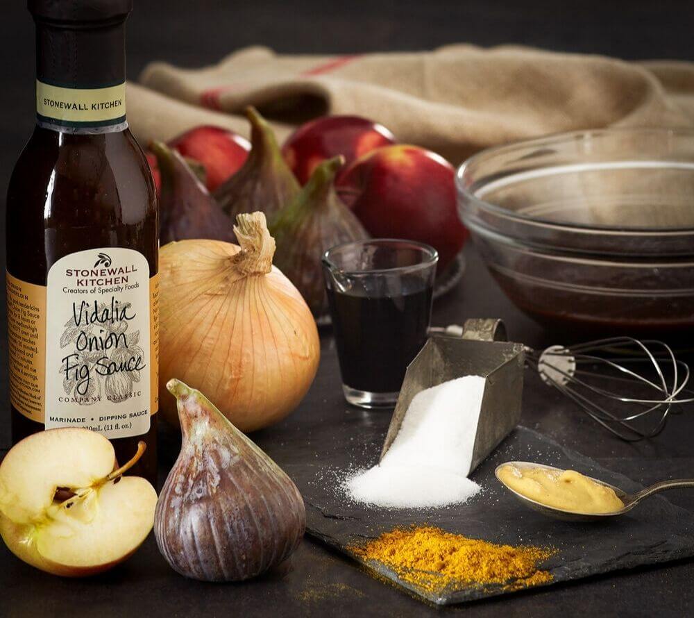 
                  
                    Vidalia Onion Fig Sauce von Stonewall Kitchen ☆ aus hochwertigen Zutaten ☆ süßer, samtweicher Feigengeschmack ☆ feine Zwiebeln ☆ Jetzt probieren!
                  
                