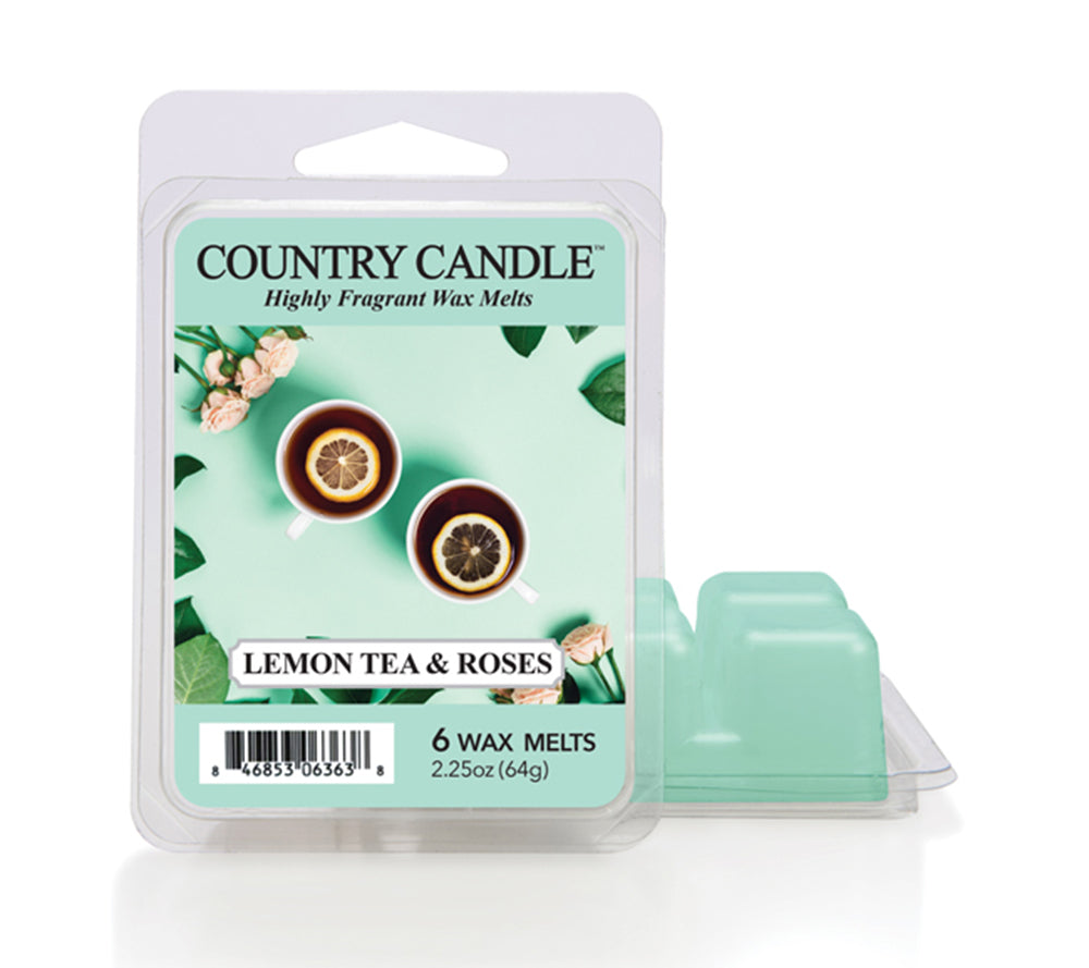Wax Melts Lemon Tea & Roses, 6er Pack kaufen ✚ Country Candle ✚ In allen Größen ✚ Große Auswahl ✚ Made in USA ✚ Weltweiter Versand