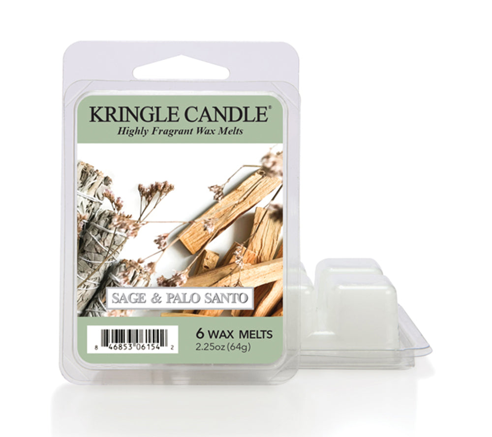 
                  
                    Wax Melts Sage & Palo Santo, 6er Pack ✚ Kringle Candle ✚ natürliche Düfte ✚ Große Auswahl ✚ Made in USA ✚ Weltweiter Versand
                  
                