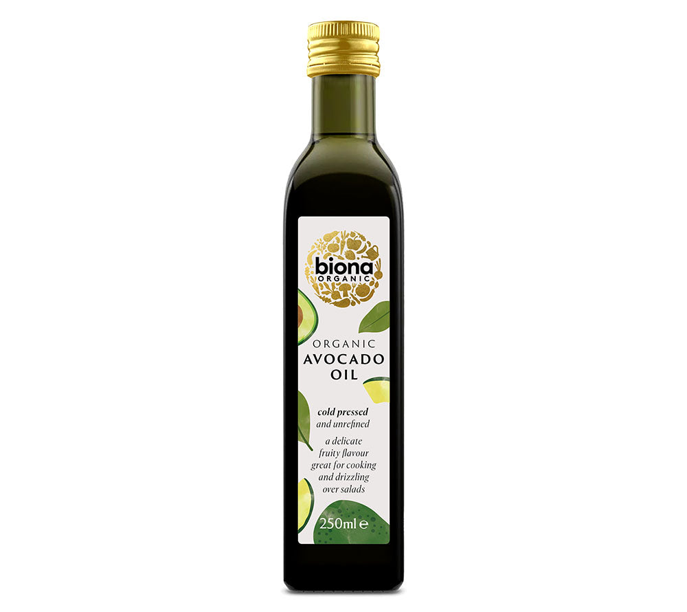 Avocado Oil - Cold Pressed von Biona Organic kaufen | Reich an Nährstoffen. Ideal für Salate, zum Kochen und Backen | EU-Versand