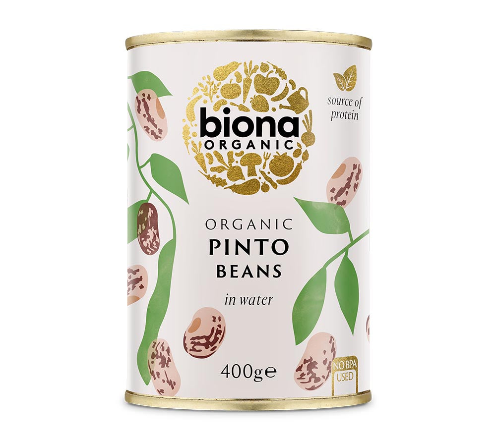 Pinto Beans von Biona Organic kaufen ✚ Amerikanische Küche ✚ Ohne künstliche Aromen ✚ Große Auswahl ✚ Made in UK ✚ EU Versand