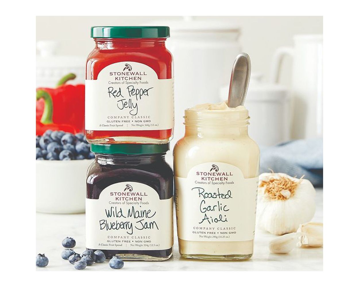 Wild Maine Blueberry Jam Von Stonewall Kitchen Usa Direktimport Von American Heritage